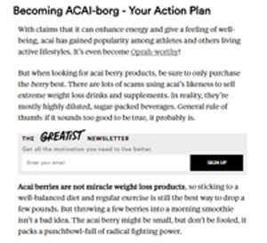 Becoming ACAI-borg