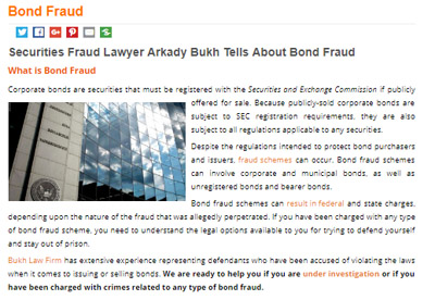Bond Scam Art