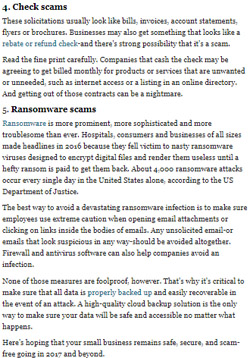 Business Scams