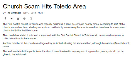 Church Scams
