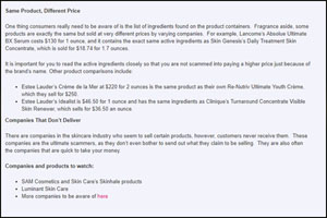 Product scams