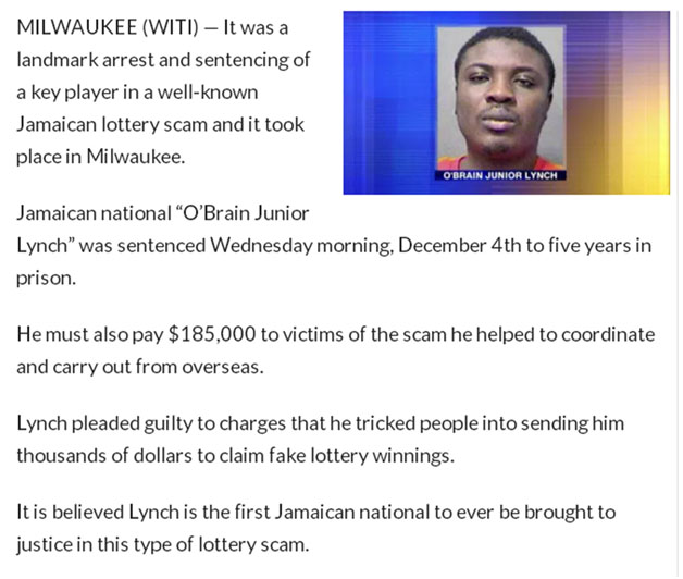 Lottery Scam