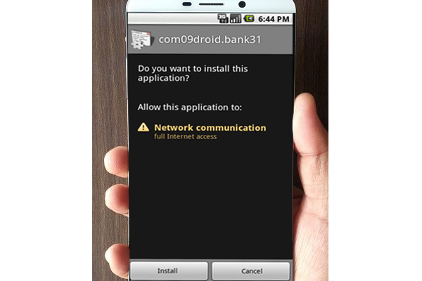 Example of Malware Phishing