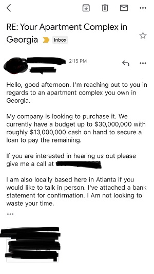 Procurement Scam