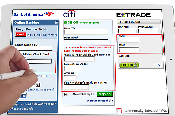 A form of web trojan attack